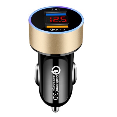 Wholesale Cheap Price Portable Mini Dual Usb Car Mobile Phone Charger Custom Usb Car Charger 2 Port